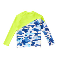 UV Protector Swim Top | Water Camo