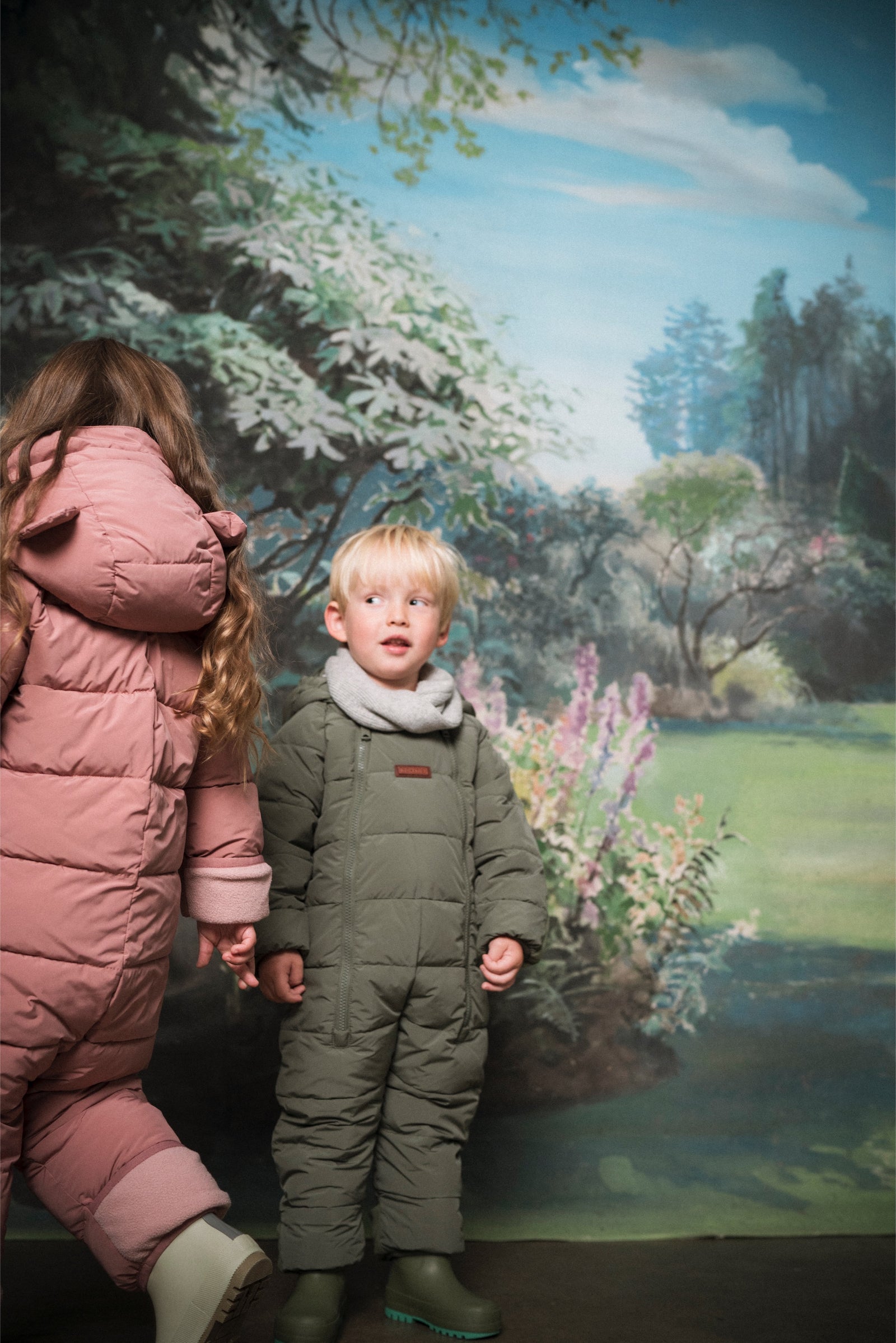Damask Pink Quilted Onesie