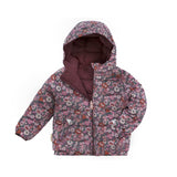 Floral | Black Cherry EcoReversible Puffer