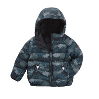 Camo | Ink Navy EcoReversible Puffer 6-18mnths Only