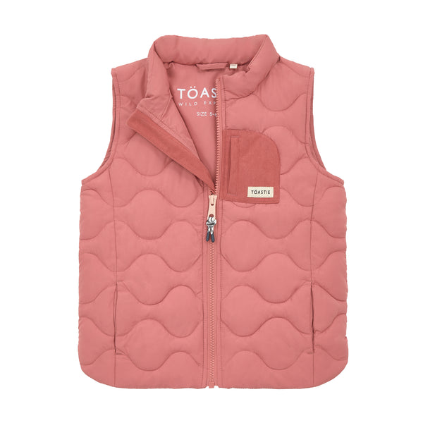 Modular Padded Gilet | Rose Pink