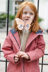 Rose Pink Waterproof Raincoat