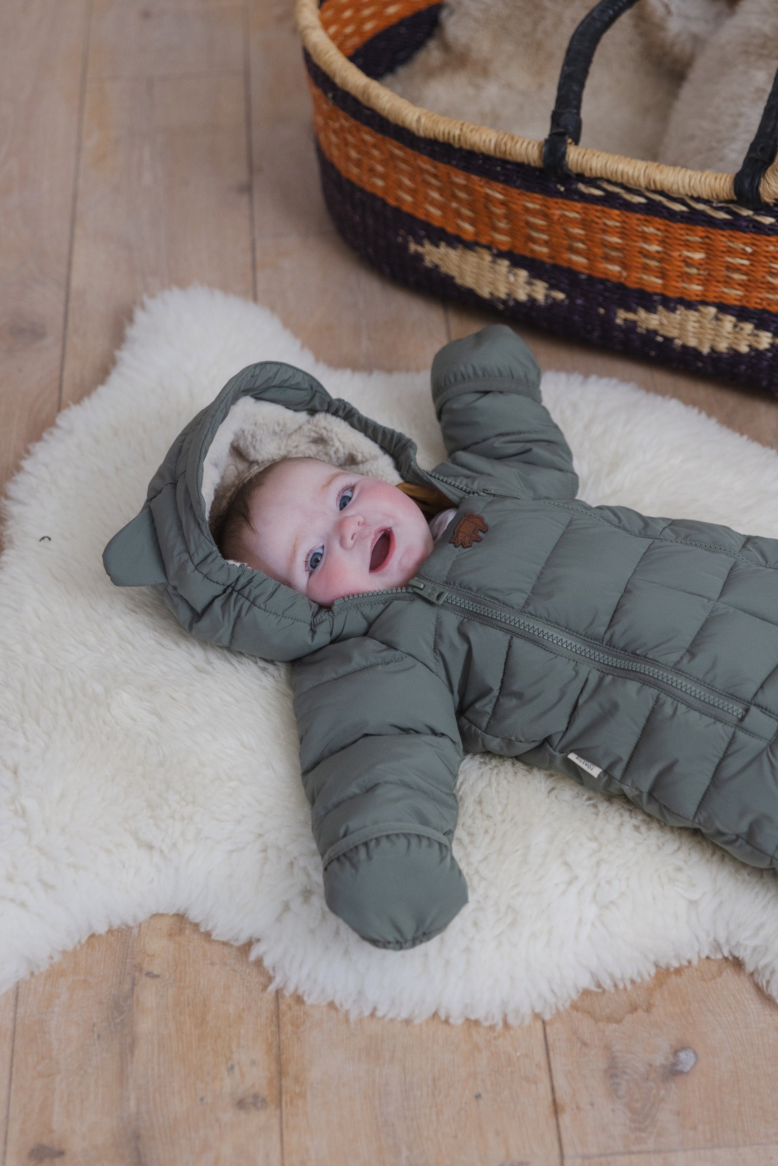 Sage Quilted Onesie