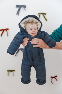 Ink Navy Quilted Onesie