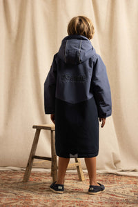 Kids Weatherproof Changing Robe | Navy