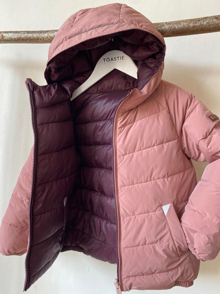 PRELOVED Eco Reversible Puffer | Pink / Plum (Age 5-6 YRS)