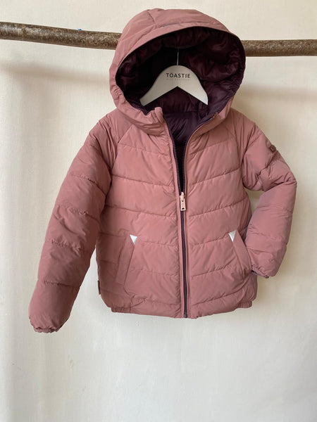 PRELOVED Eco Reversible Puffer | Pink / Plum (Age 5-6 YRS)