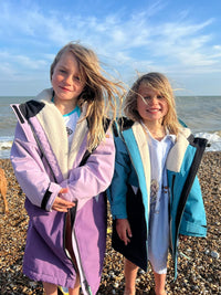 Kids Weatherproof Changing Robe | Lilac