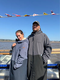Adult Weatherproof Changing Robe | Black