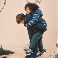 Camo | Ink Navy EcoReversible Puffer 6-18mnths Only