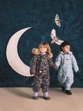 Floral Nightscape Quilted Onesie