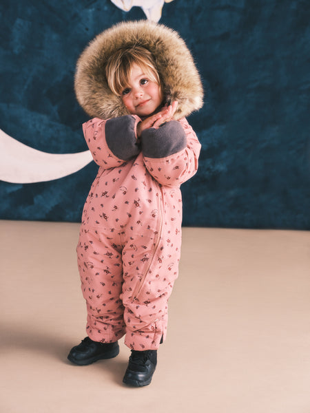 Winter Floral Padded Winter suit