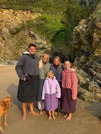 Adult Weatherproof Changing Robe | Black