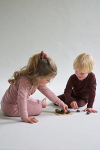 Smalls Merino Long Sleeve Top  | Dusky Rose