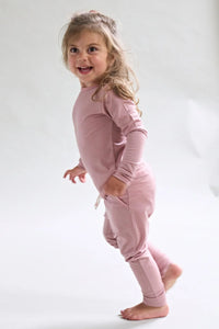 Smalls Merino Long Sleeve Top  | Dusky Rose