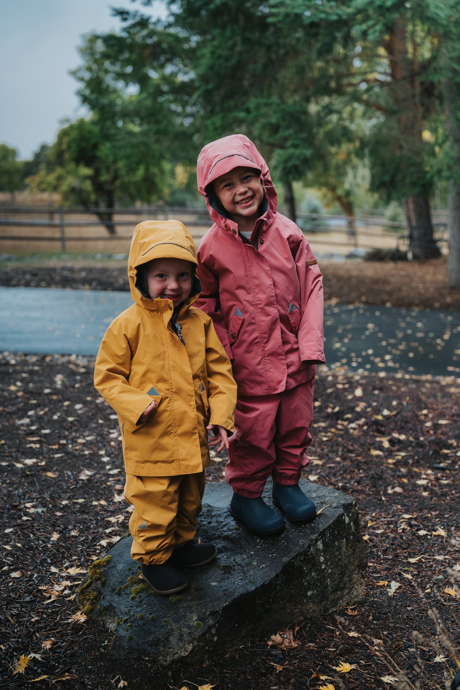 All Season Waterproof Raincoat | Dusky Pink