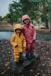 All Season Waterproof Raincoat | Dusky Pink