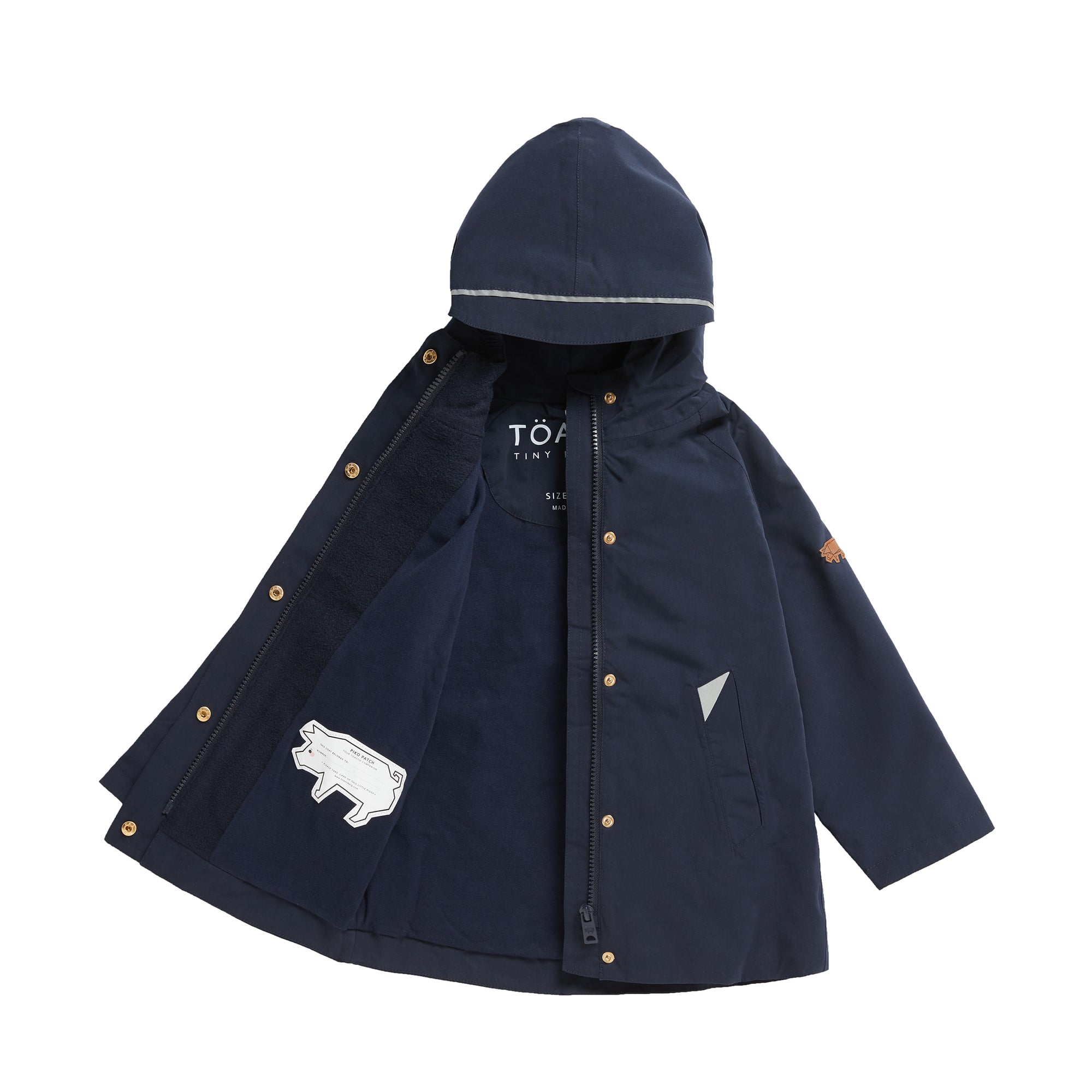 Ink Navy Waterproof Raincoat Toastie