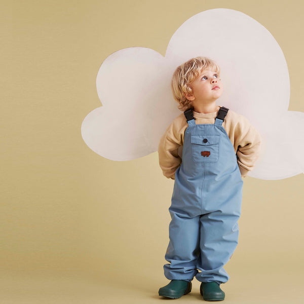 Rain Blue Waterproof Dungarees