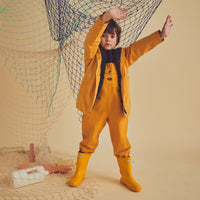 FISHERMAN YELLOW WATERPROOF DUNGAREES - Töastie 