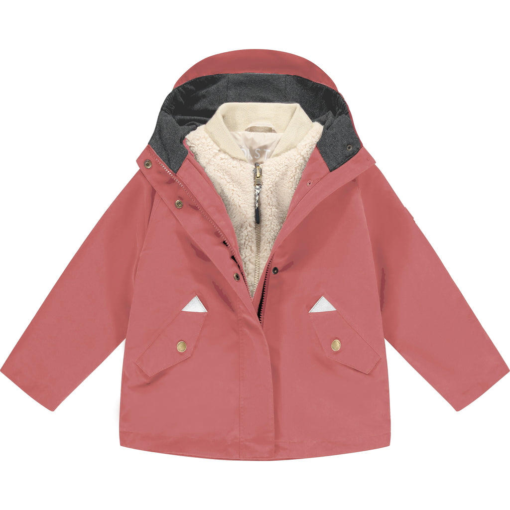 Rose Pink | Sherpa Wïld 3-in-1 Raincoat