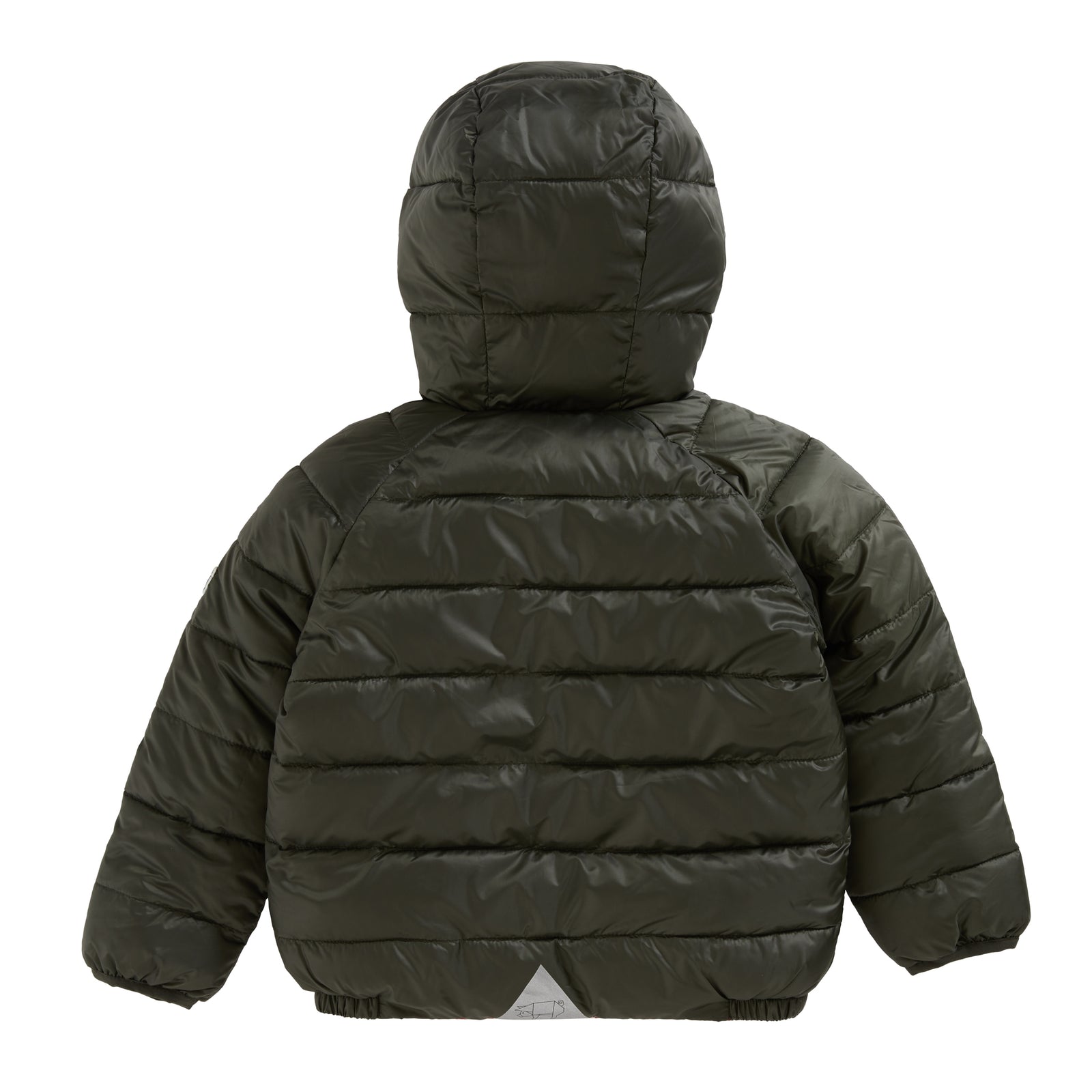 KHAKI | PERSIMMON REVERSIBLE PUFFER - Töastie 