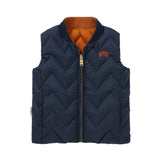 Honey | Ink Navy EcoReversible Bomber Gilet