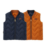 Honey | Ink Navy EcoReversible Bomber Gilet