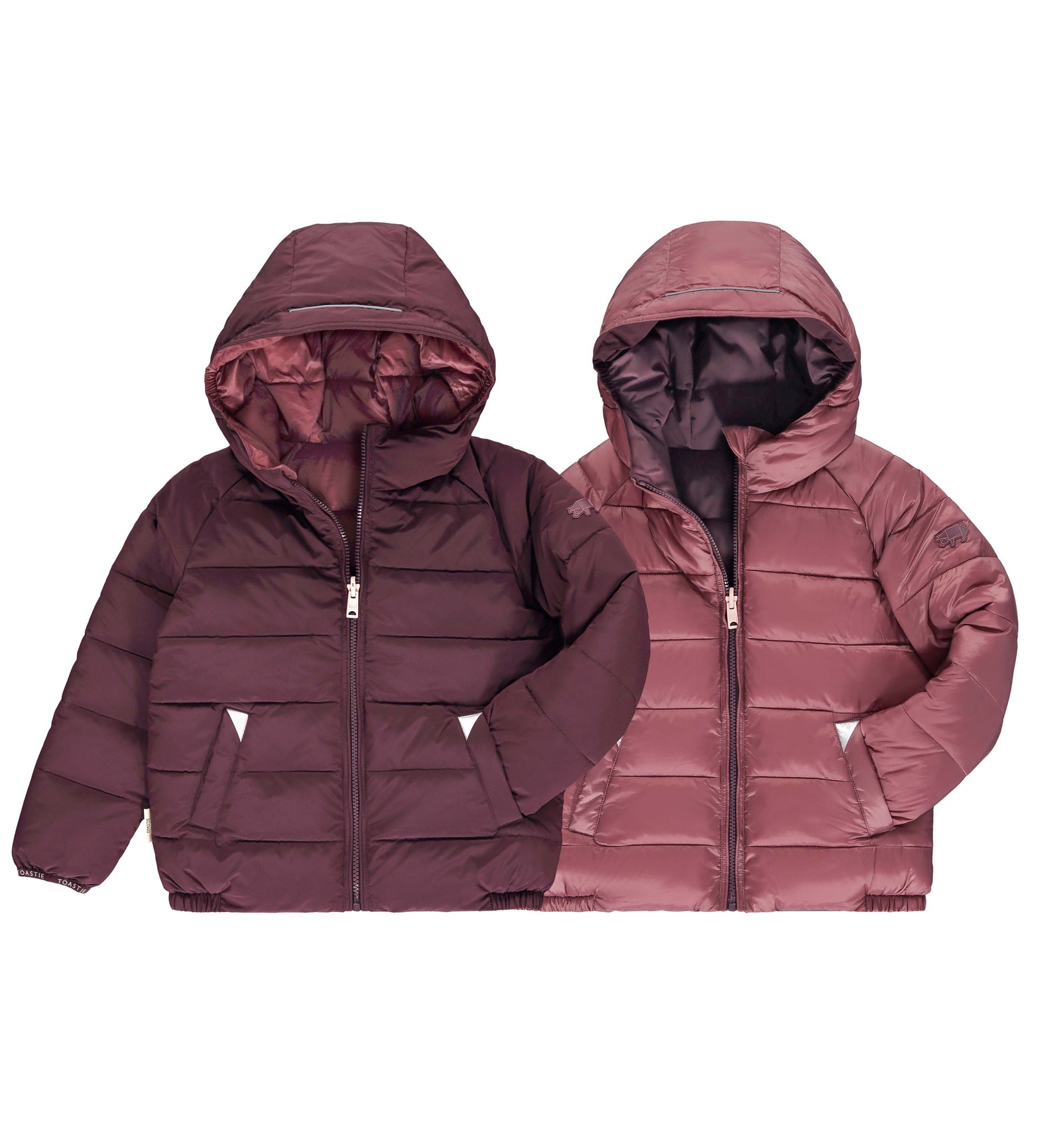 Black Cherry | Berry EcoReversible Puffer