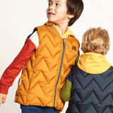 Honey | Ink Navy EcoReversible Bomber Gilet