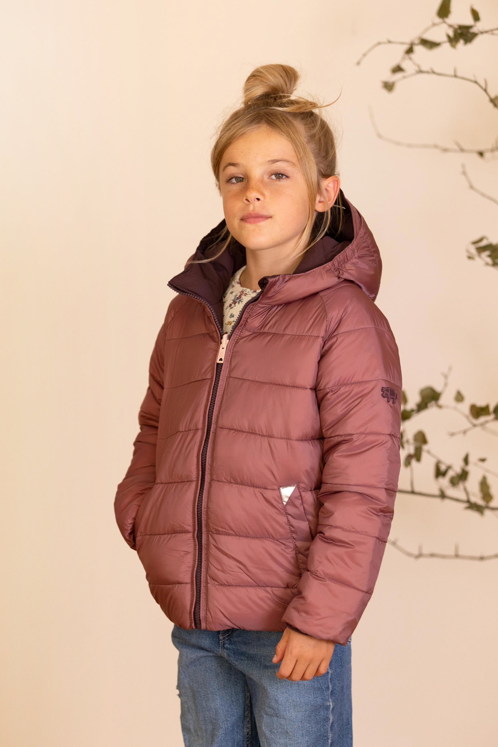 Black Cherry | Berry EcoReversible Puffer