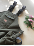 Olive Waterproof Dungarees