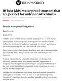 Olive Waterproof Dungarees