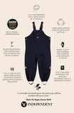 Ink Navy Waterproof Dunagrees