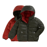Khaki | Persimmon EcoReversible Puffer