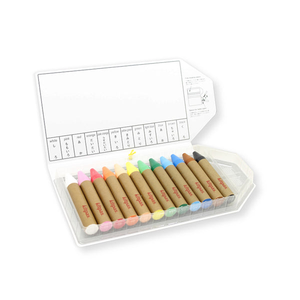 kitpas® Crayon Large 12 Colours