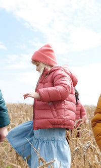 Black Cherry | Rose EcoReversible Puffer