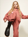 Rose Pink Waterproof Puddlesuit
