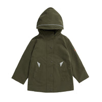 OLIVE WATERPROOF RAINCOAT - Töastie 