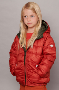 Khaki | Persimmon EcoReversible Puffer