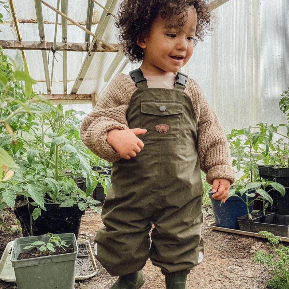 Childrens hot sale waterproof dungarees