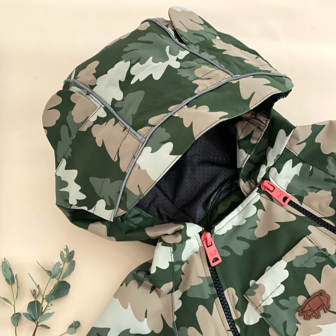 Leaf Camo Waterproof Puddlesuit