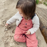 Rose Pink Waterproof Dungarees