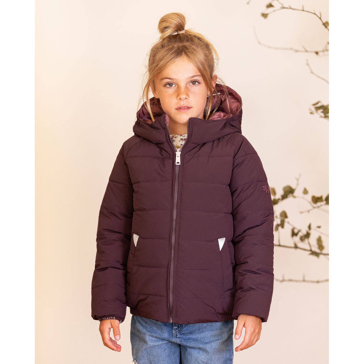 Black Cherry | Berry EcoReversible Puffer