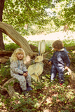 Wild Blue Rose Garden Quilted Onesie