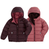 Black Cherry | Rose EcoReversible Puffer