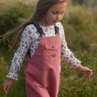 Rose Pink Waterproof Dungarees