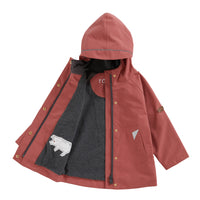 ROSE PINK WATERPROOF RAINCOAT - Töastie 